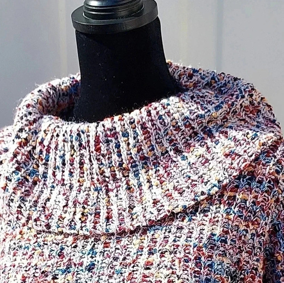Art Class Girls XXL (18) Multi Color Sweater Pullover Cowl Neck - Picture 5 of 8